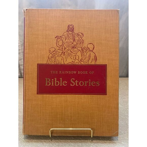 Bible Stories Book-The Rainbow Book Of… by J. Harold Gwynne Vintage 1956 - Picture 9 of 10